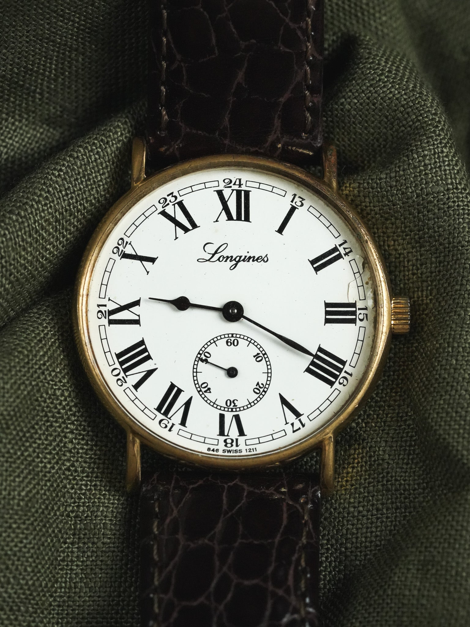 Longines - Style Ancien Romain Remontage manuel - 1970s