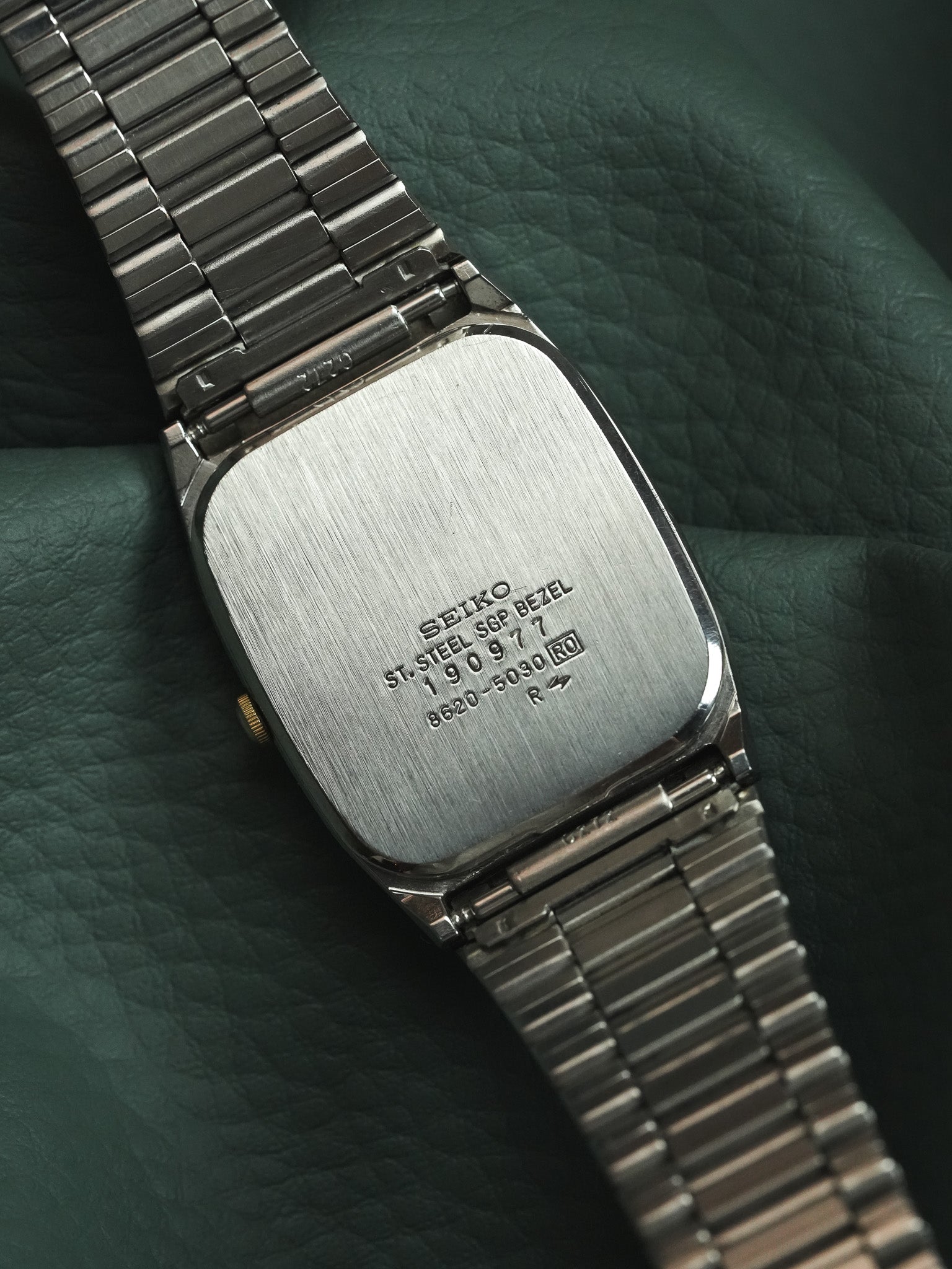 Seiko - Occhiali in acciaio dorato con bracciale integrato - 1981 