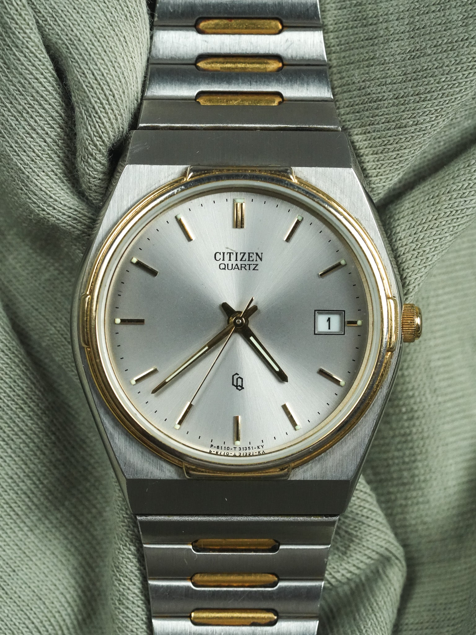 Citizen - Acier Or Bracelet Acier d'origine - 1998