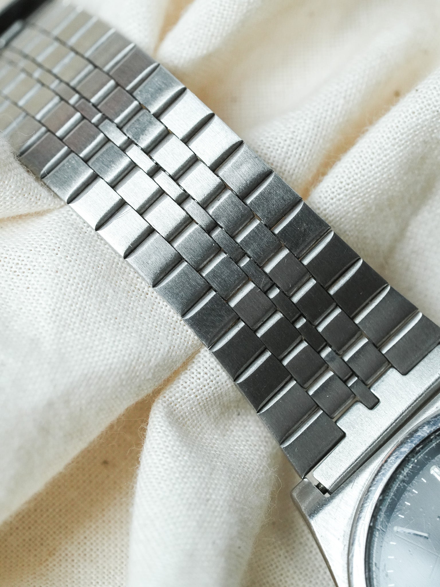Seiko - SQ100 Daydate Noir Acier - 1994