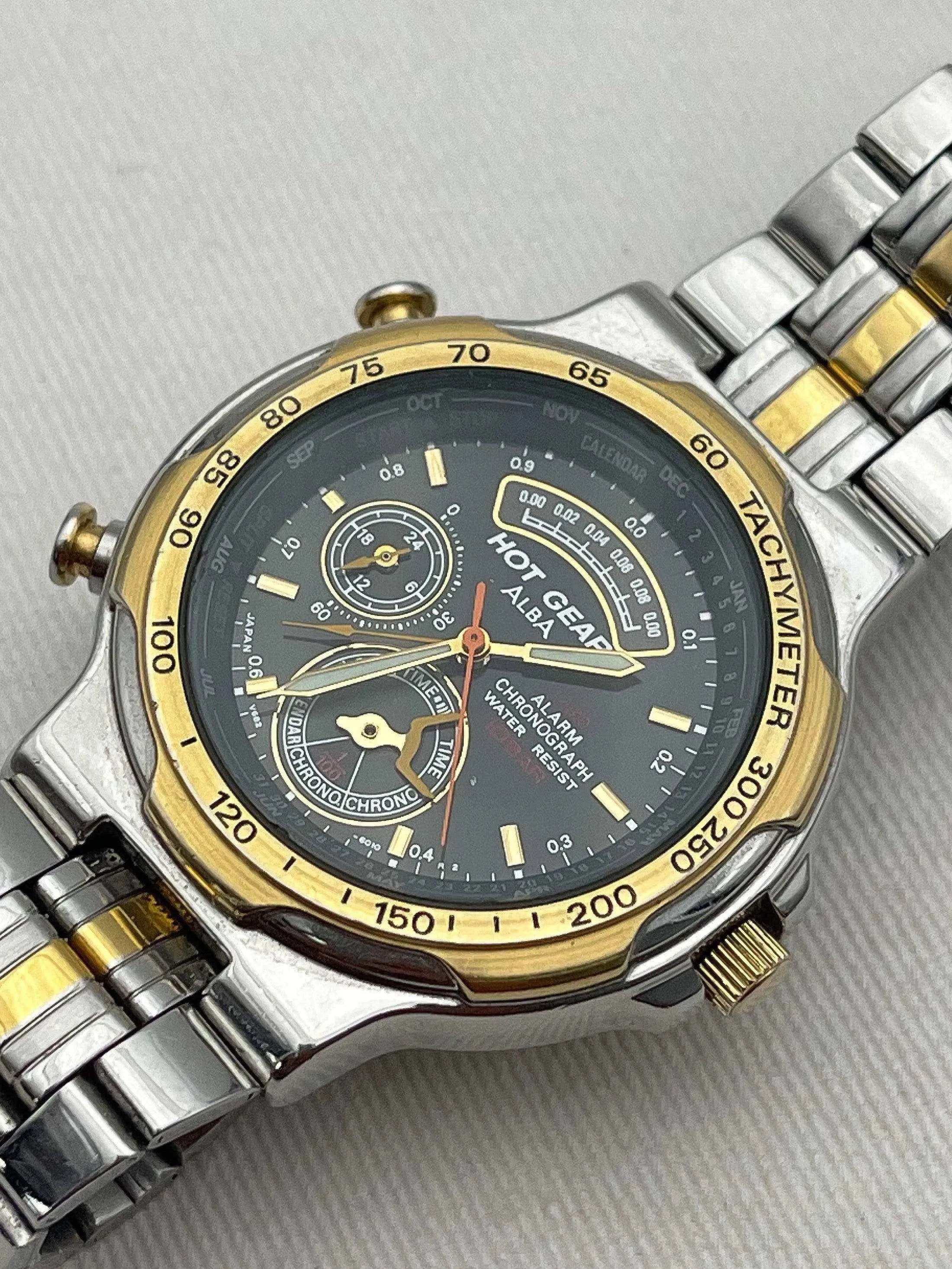 Alba (By Seiko) - Calendar Chronographe - 1983 - Atelier Victor Paris - Vintage Watch Shop Dubai