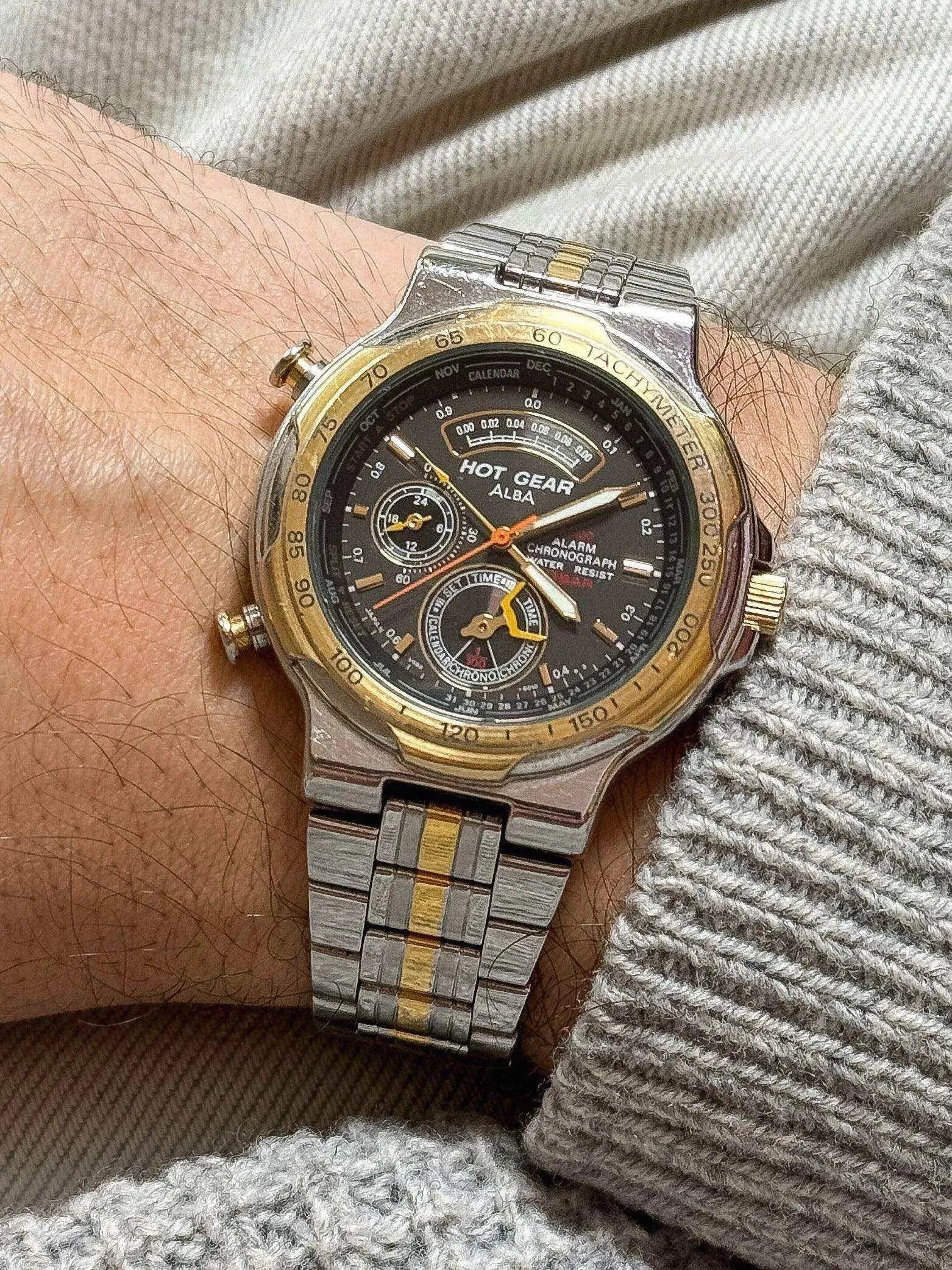 Alba (By Seiko) - Calendar Chronographe - 1983 - Atelier Victor Paris - Vintage Watch Shop Dubai
