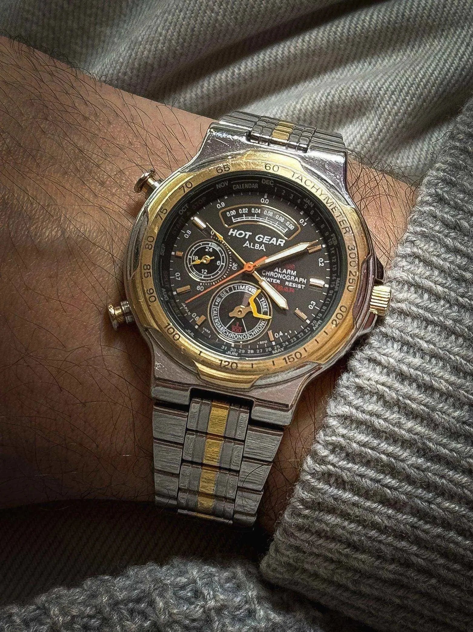 Alba (By Seiko) - Calendar Chronographe - 1983 - Atelier Victor Paris - Vintage Watch Shop Dubai