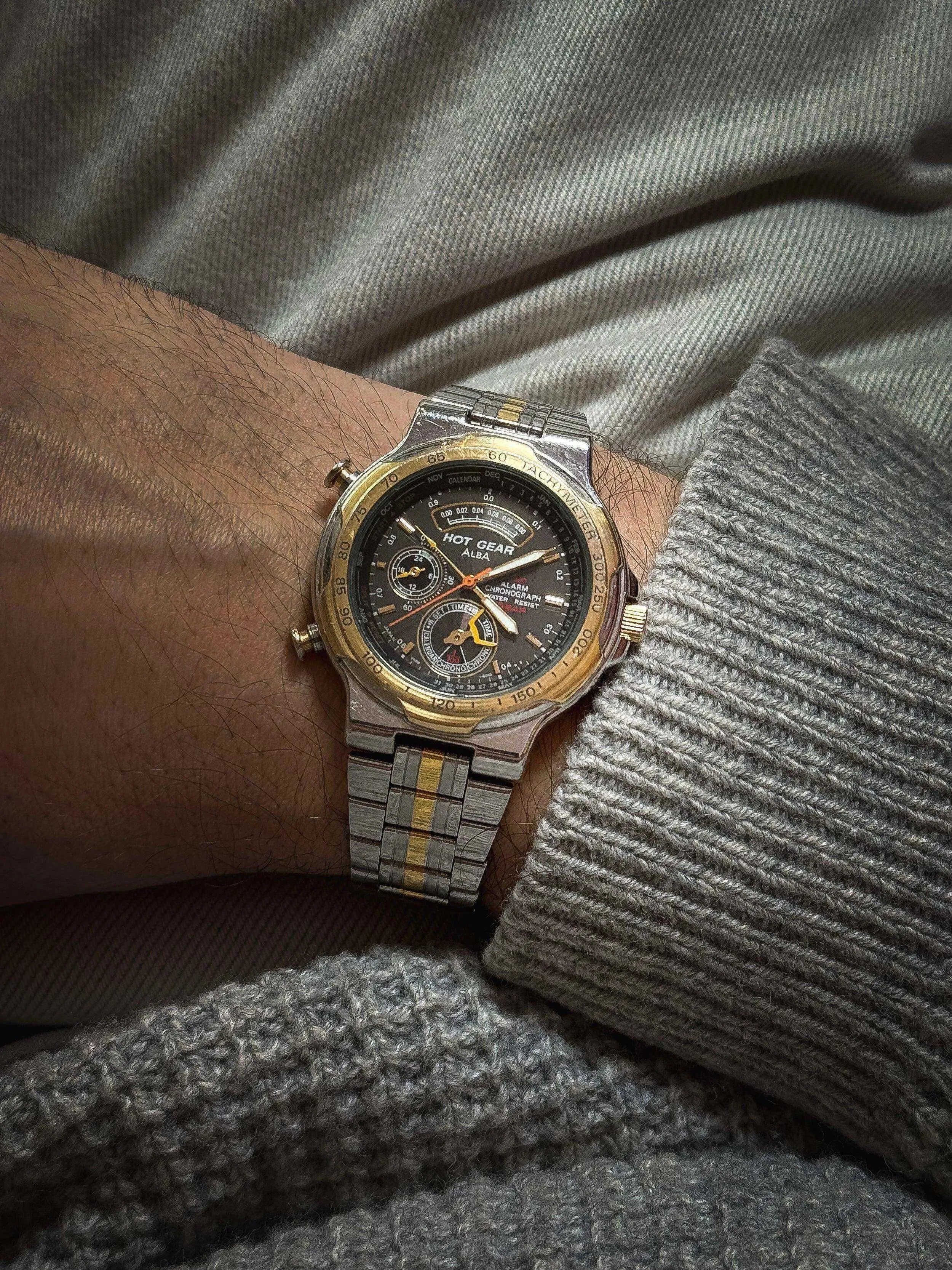 Alba (By Seiko) - Calendar Chronographe - 1983 - Atelier Victor Paris - Vintage Watch Shop Dubai