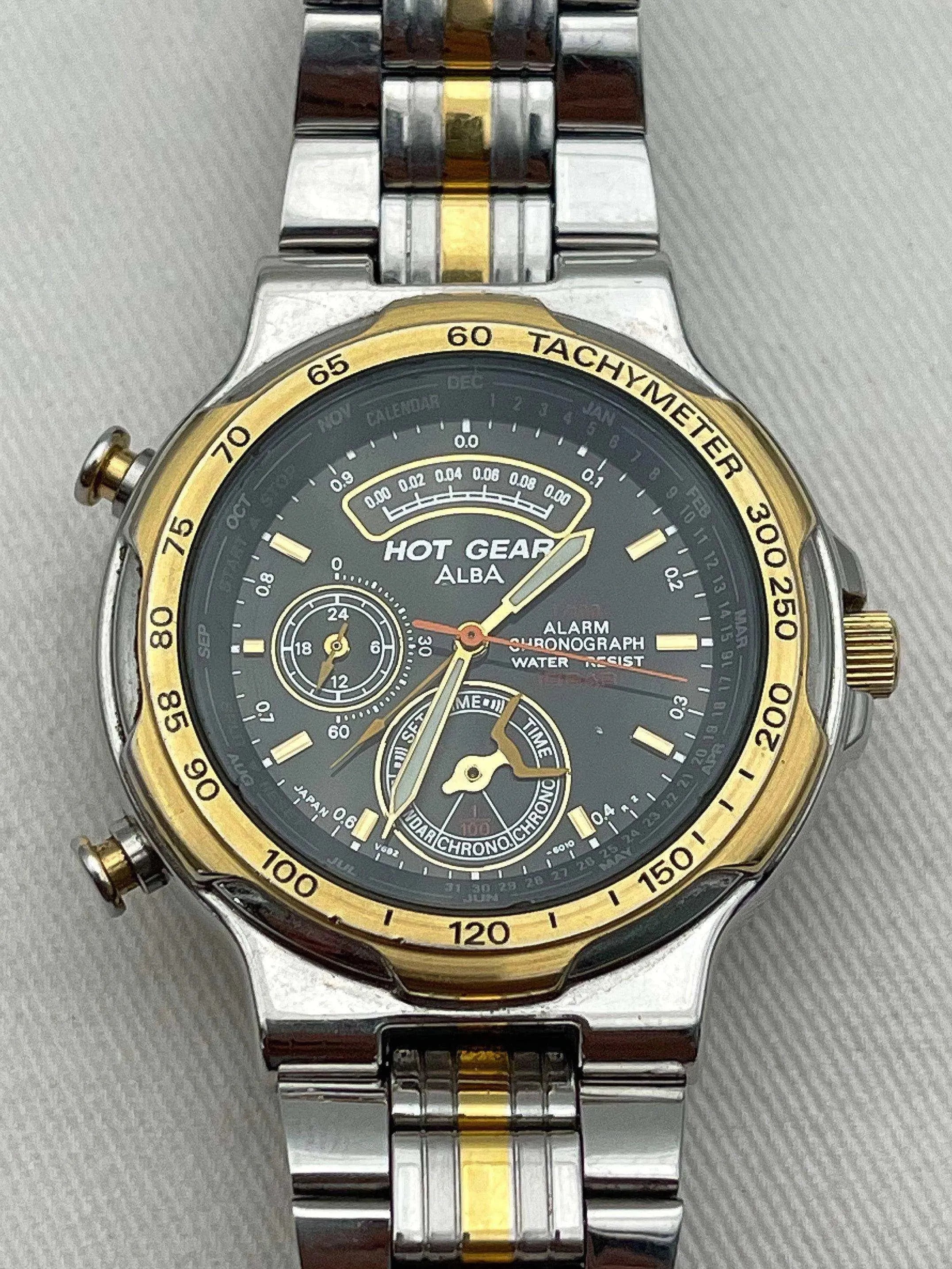 Alba (By Seiko) - Calendar Chronographe - 1983 - Atelier Victor Paris - Vintage Watch Shop Dubai