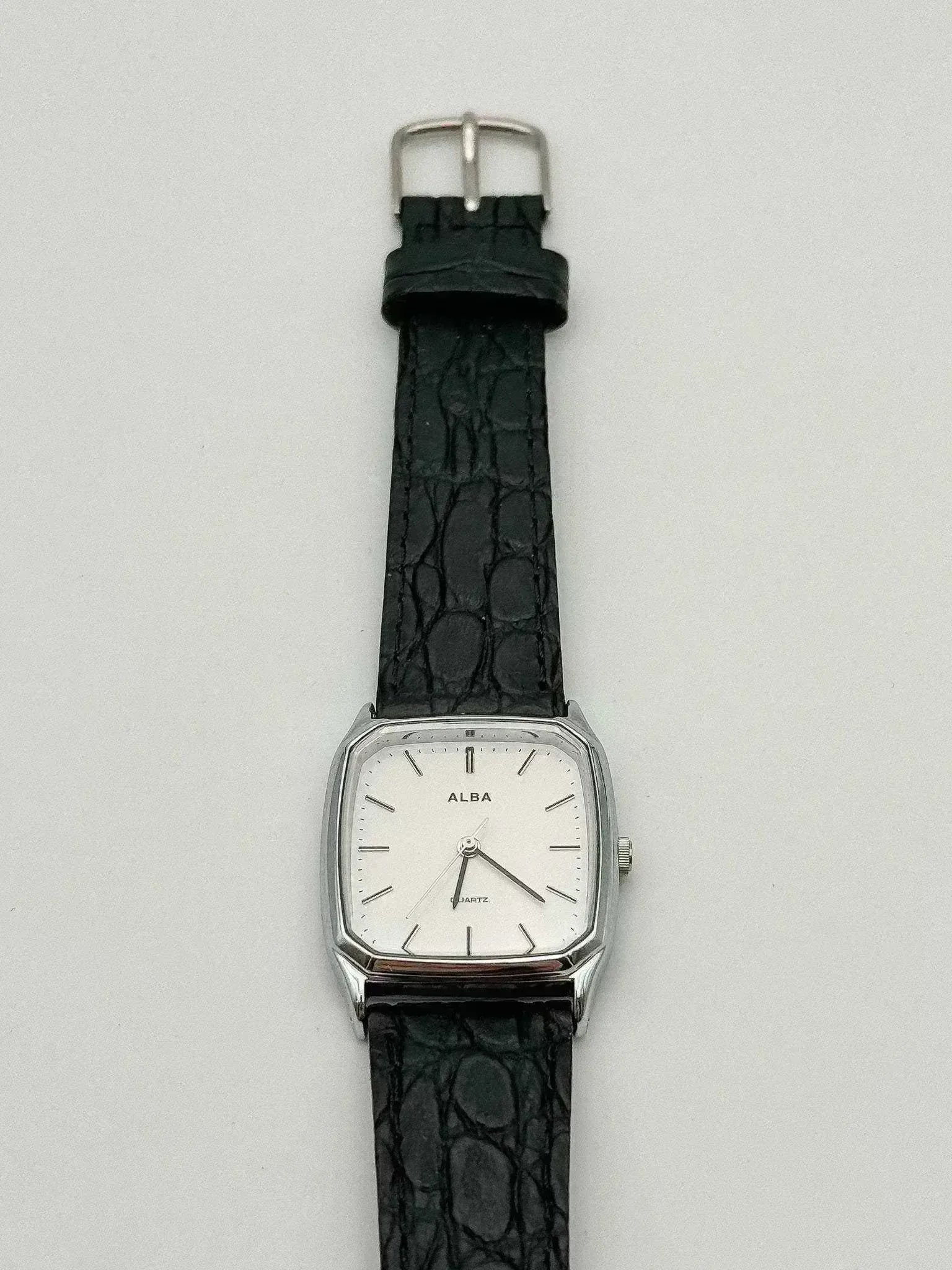 Alba by Seiko - White Dress Watch - 1990s - Atelier Victor 90s 