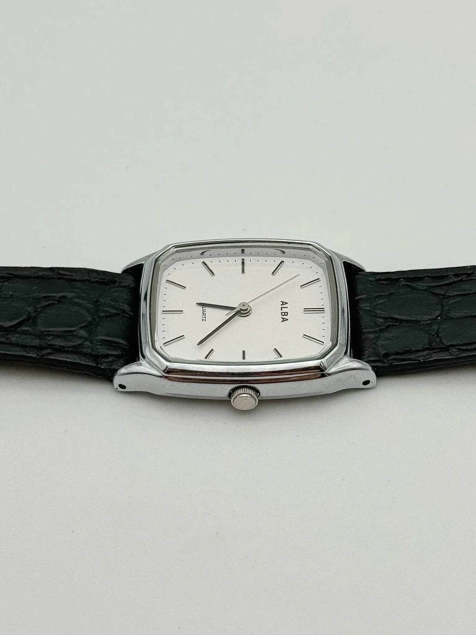 Alba by Seiko - White Dress Watch - 1990s - Atelier Victor - Vintage  Shop