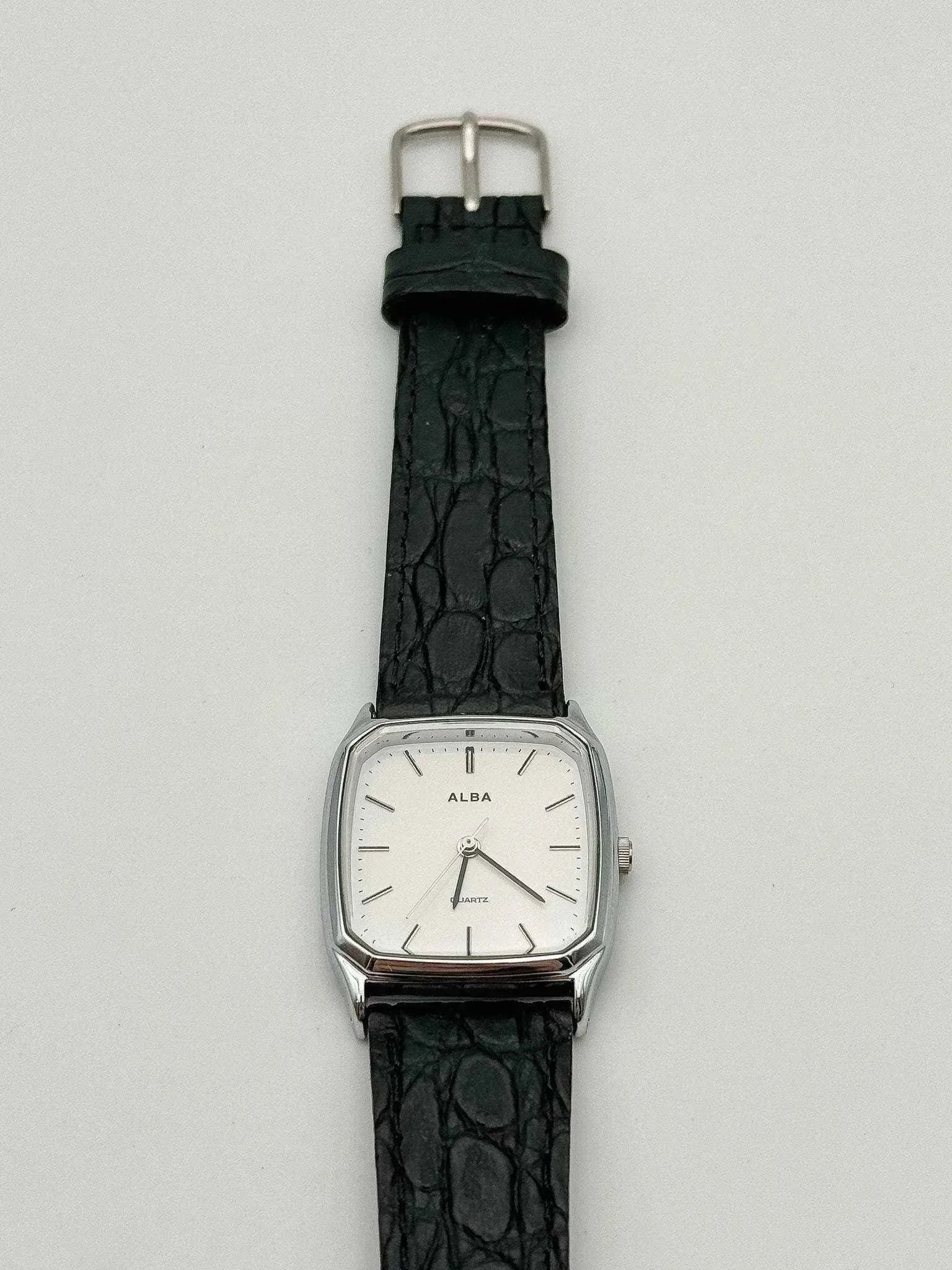 Alba by Seiko - White Dress Watch - 1990s - Atelier Victor - Vintage  Shop