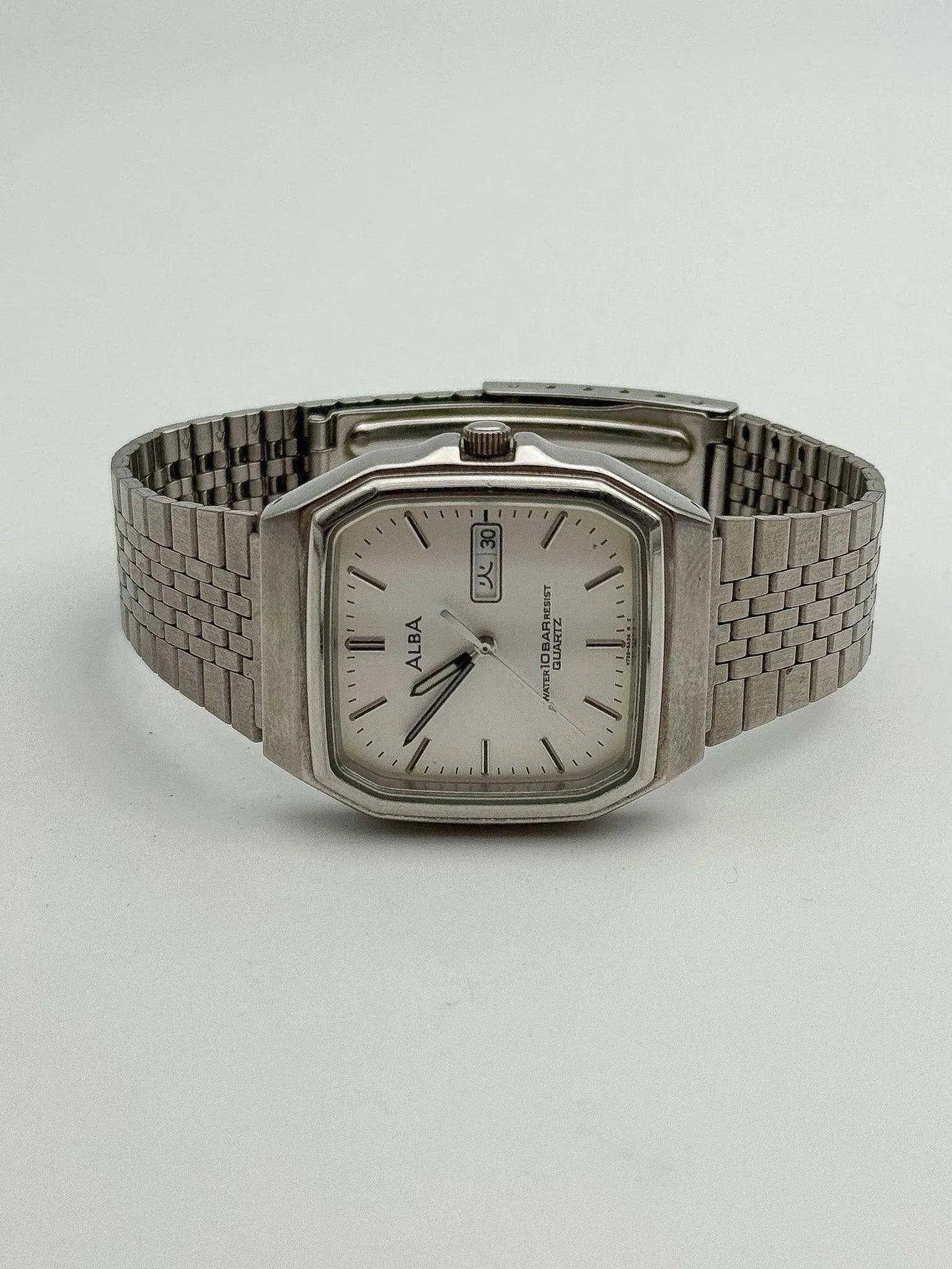 Alba Seiko - Square Kani Daydate - 1995 - Atelier Victor Paris - Vintage Watch Shop Dubai