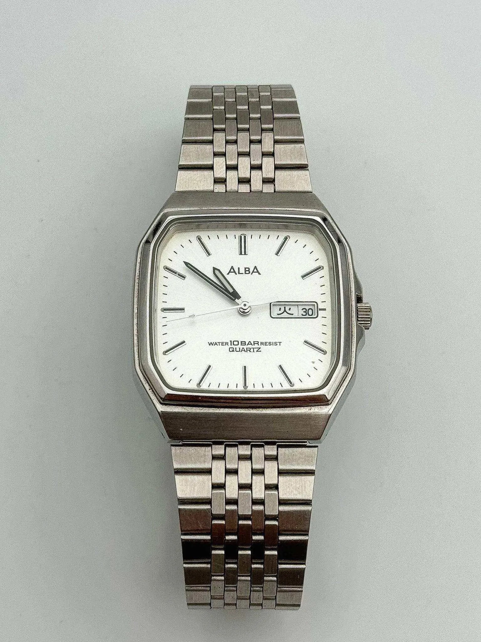 Alba Seiko - Square Kani Daydate - 1995 - Atelier Victor Paris - Vintage Watch Shop Dubai