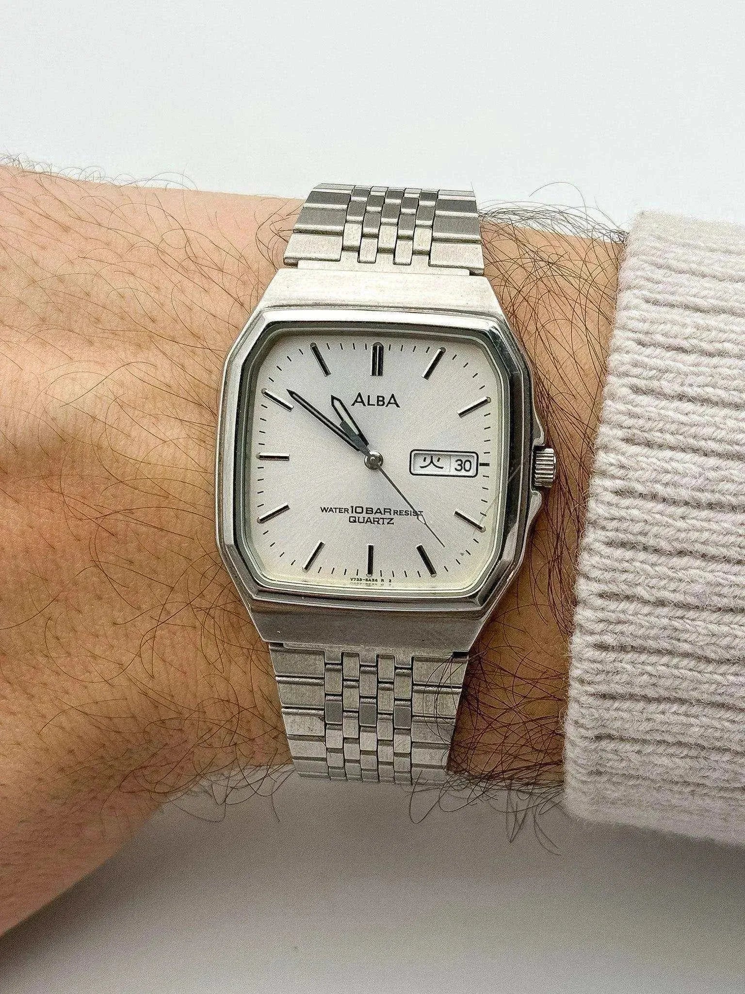 Alba Seiko - Square Kani Daydate - 1995 - Atelier Victor - Vintage  Shop