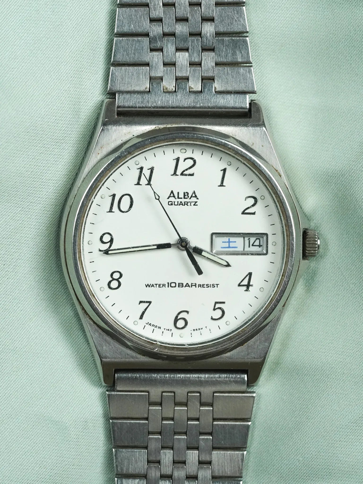 Alba x Seiko - Daydate kanji acier - 1990 - Atelier Victor