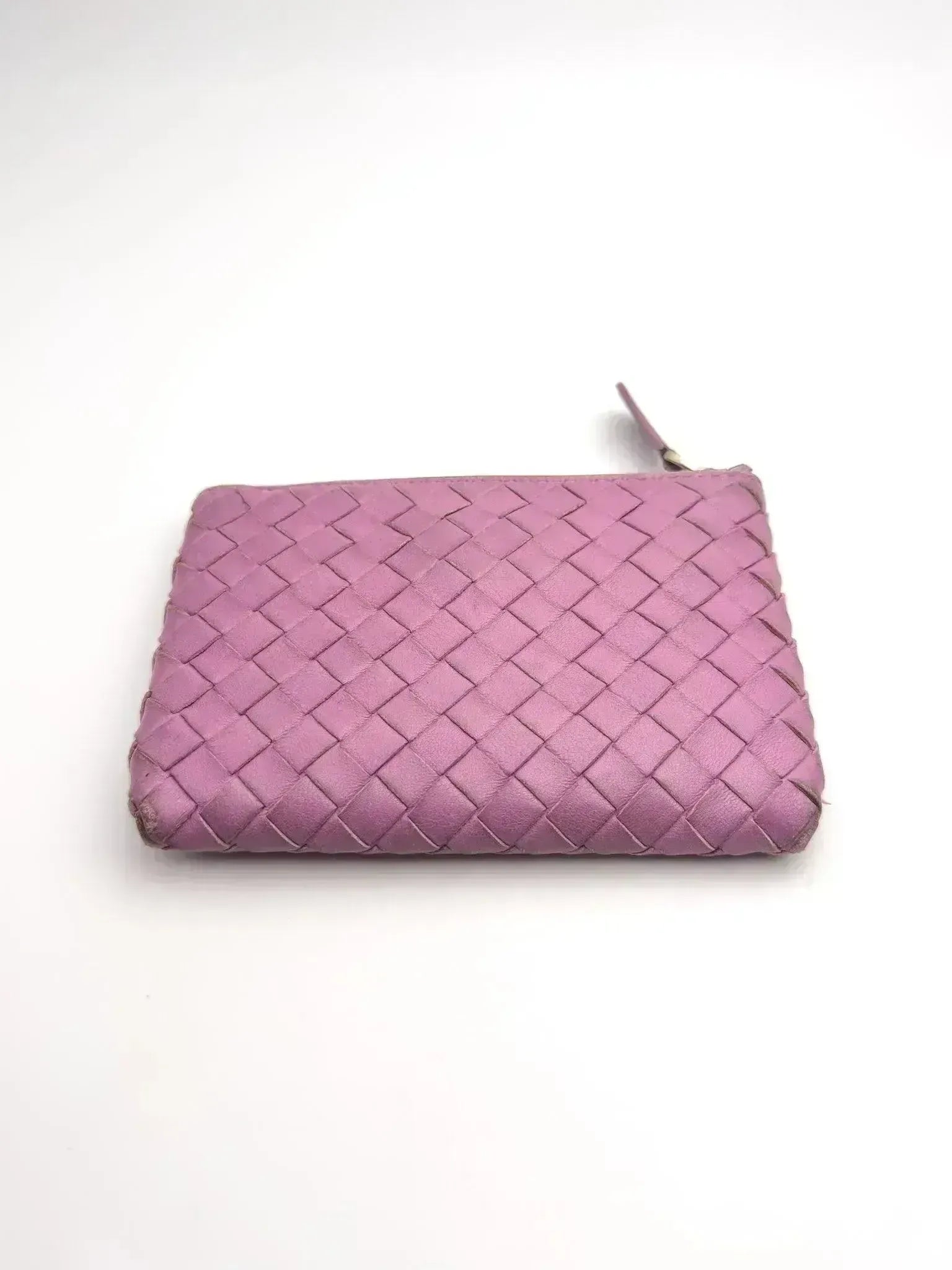 Bottega Veneta - Pink leather coin purse