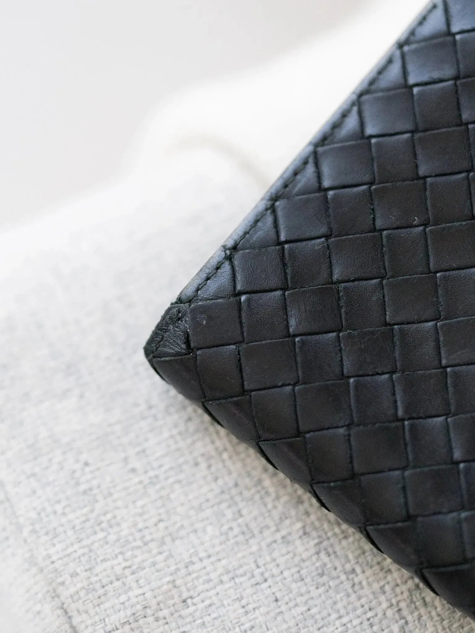 Bottega Veneta - Portefeuille Cuir Noir - Atelier Victor - Vintage  Shop