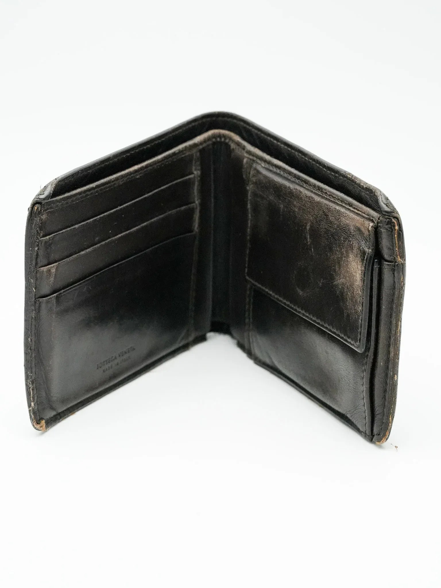 Bottega Veneta レザー　ヴィンテージ　財布 Bottega Veneta - Wallet brown patinated