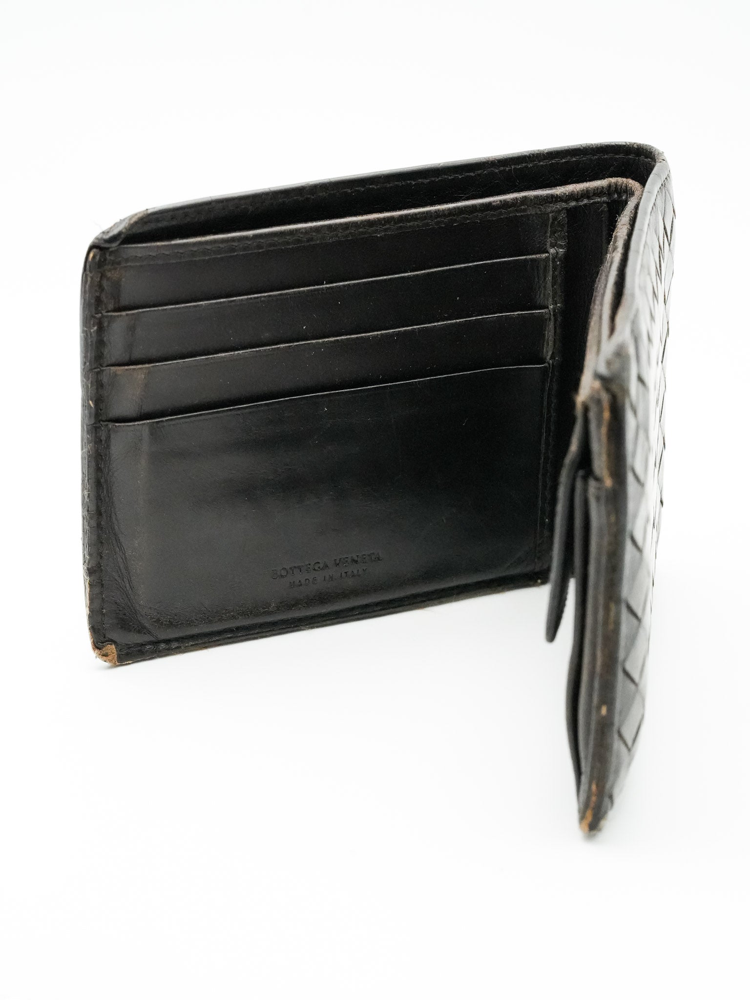 Bottega Veneta - Portefeuille marron patiné - Atelier Victor Paris - Vintage Watch Shop Dubai