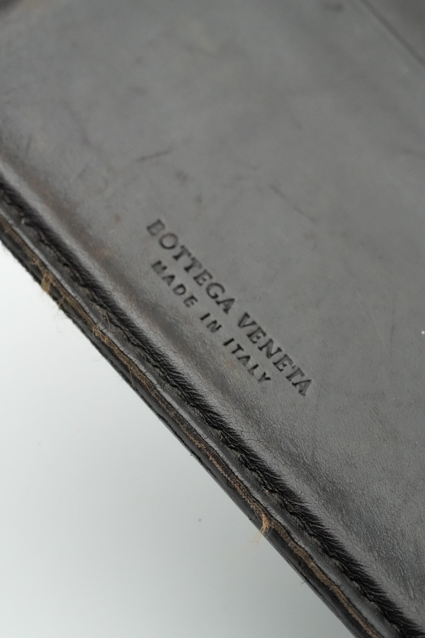 Bottega Veneta - Portefeuille marron patiné - Atelier Victor Paris - Vintage Watch Shop Dubai