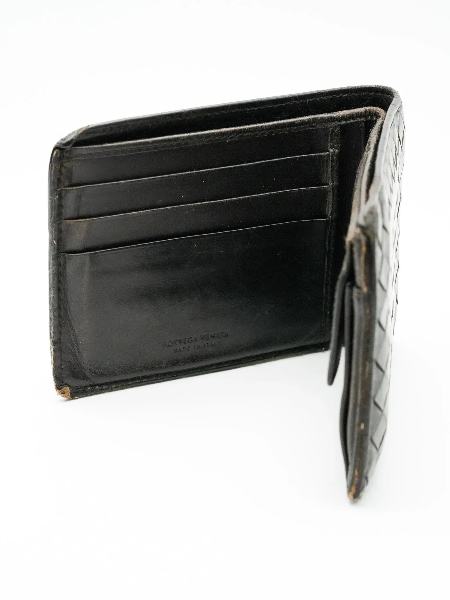 Bottega Veneta - Portefeuille marron patiné - Atelier Victor - Vintage  Shop