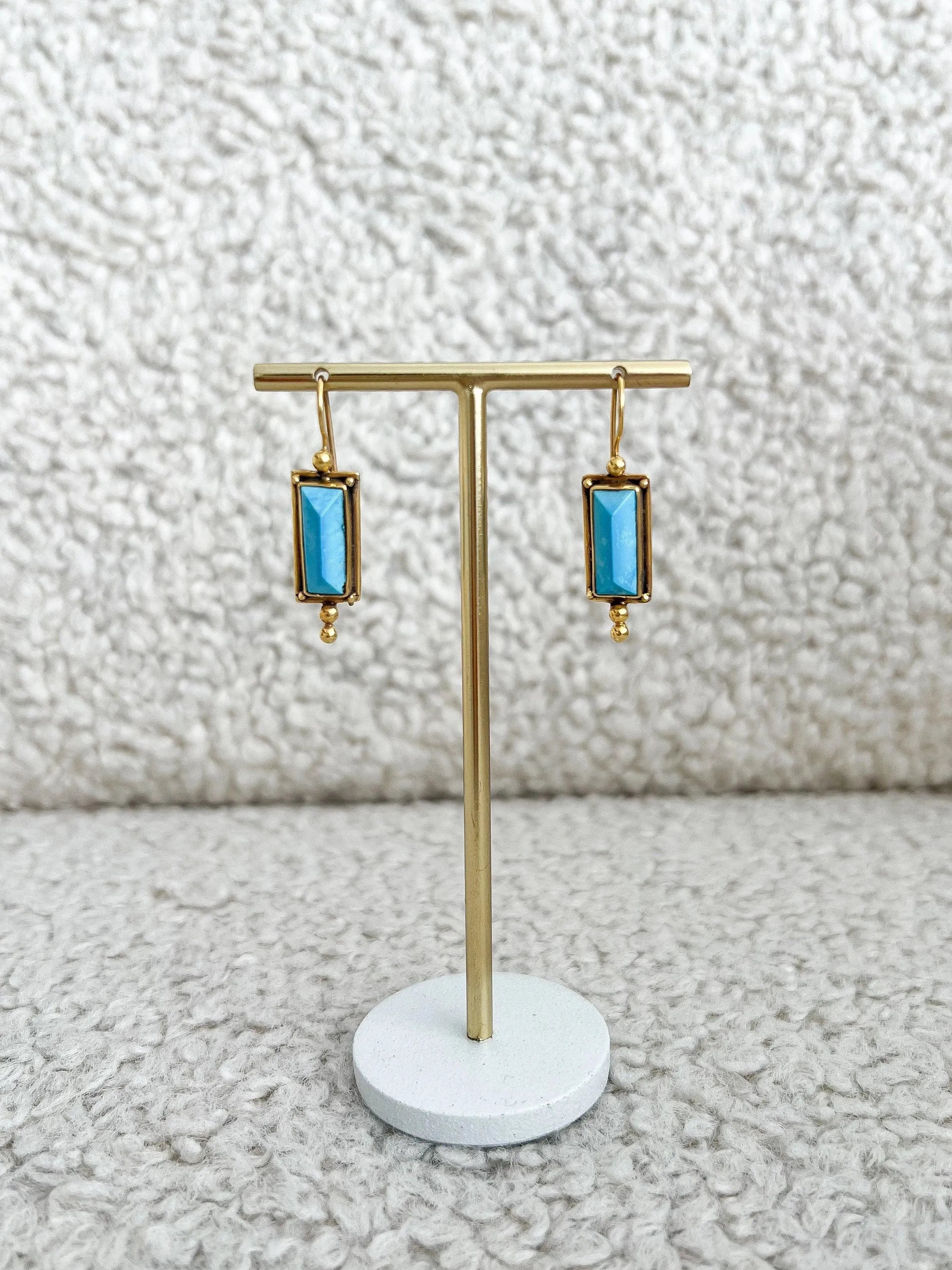Boucles d’oreilles - Vermeil Turquoise - Atelier Victor Paris - Vintage Watch Shop Dubai