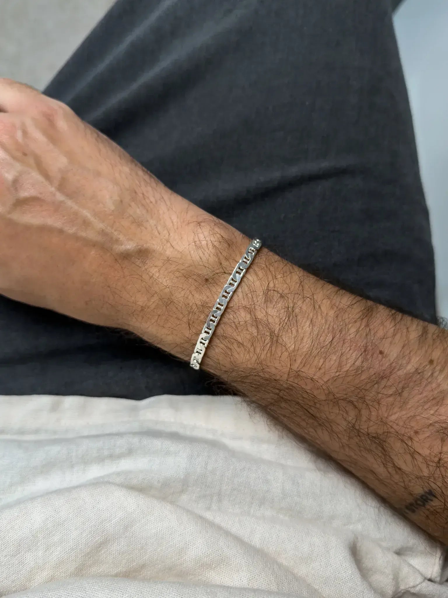 Bracelet argent 925 - Amaury - Grand Modèle - Atelier Victor