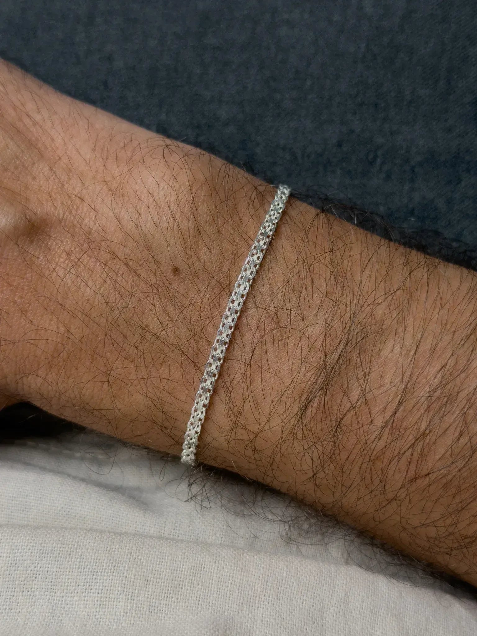 Barthélemy Medium Model 925 Silver Bracelet | Atelier Victor