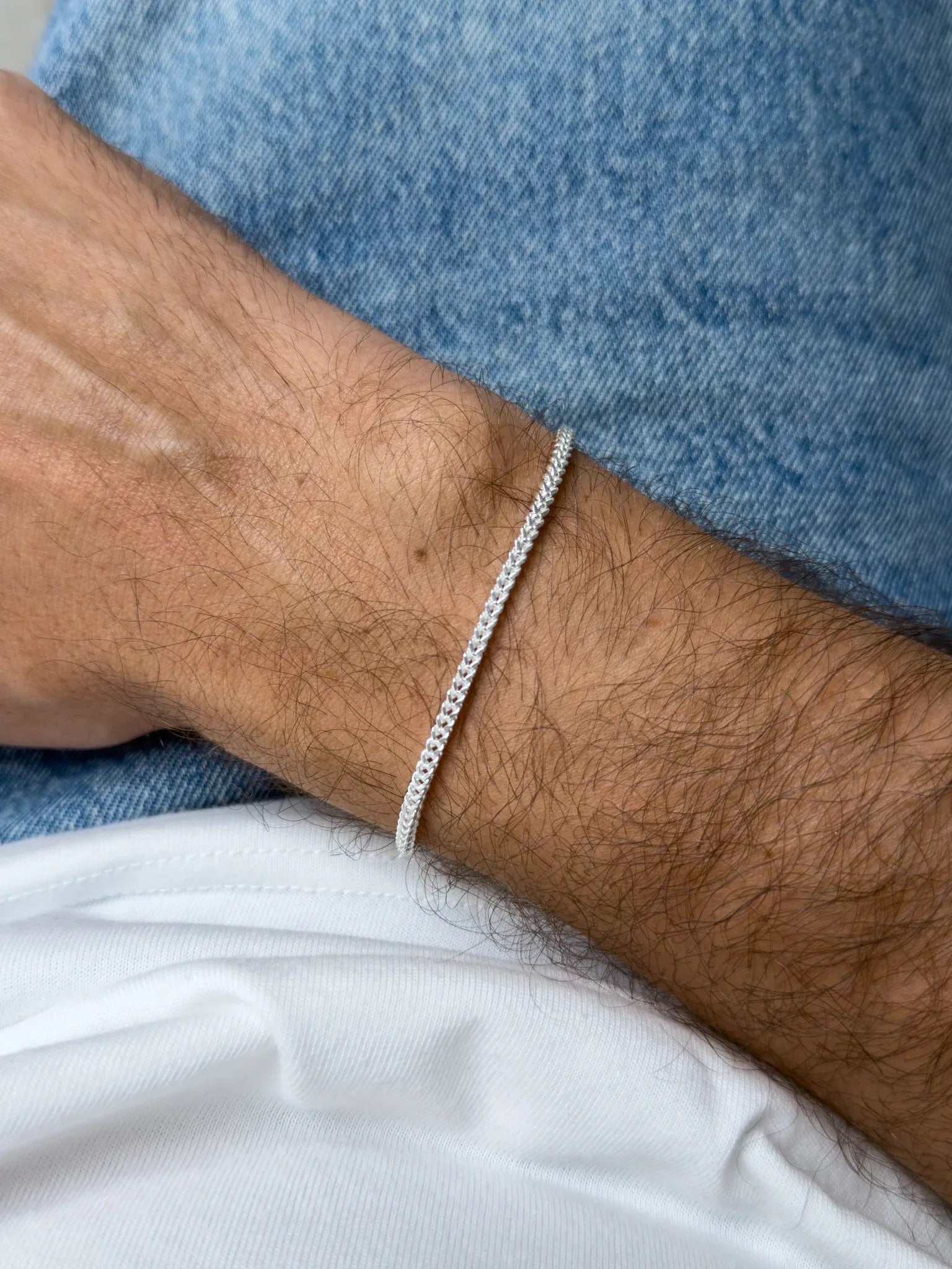 Bracelet argent 925 - Léonce - Grand Modèle