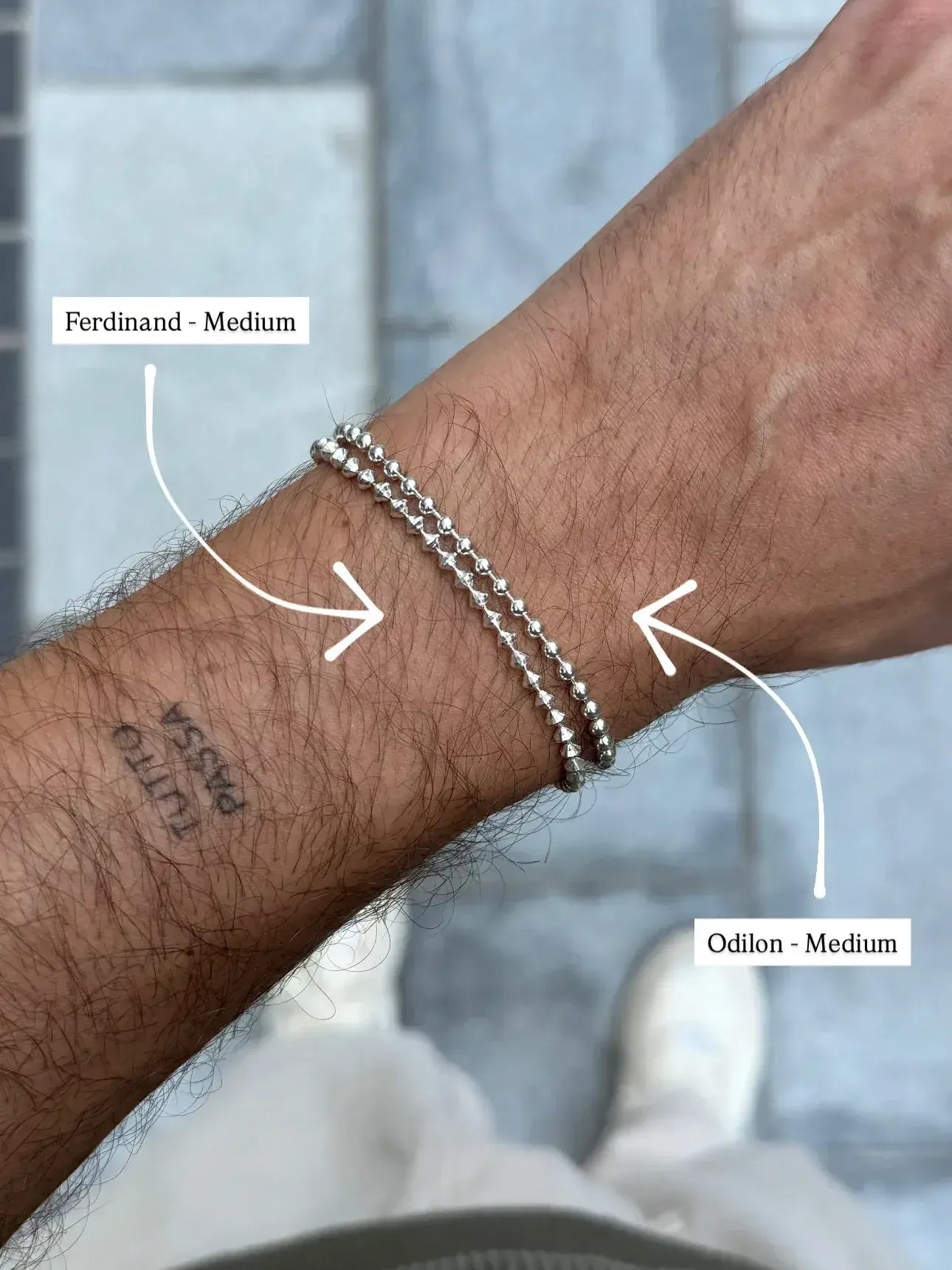 Bracelet argent 925 - Odilon - Moyen Modèle - Atelier Victor