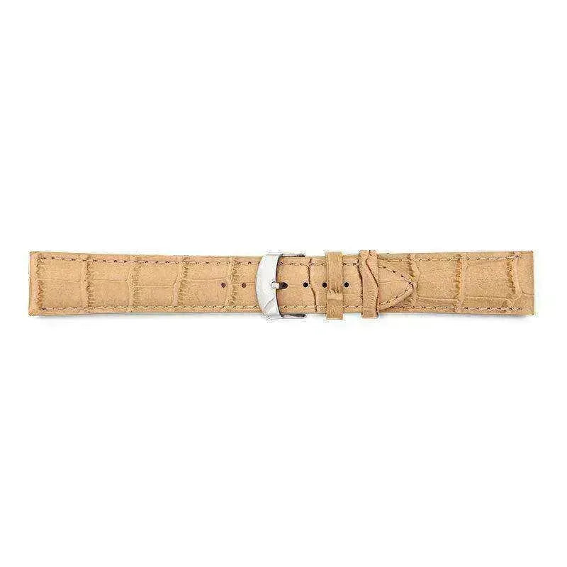 Bracelet de montre Beige - Cuir effet crocodile - Atelier Victor Paris - Vintage Watch Shop Dubai