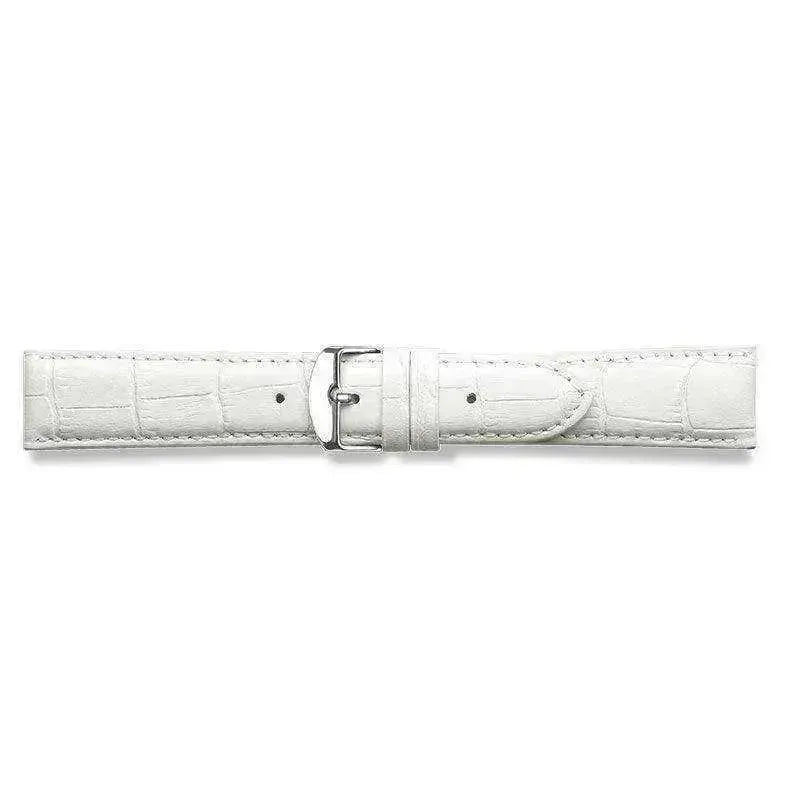 Bracelet de montre Blanc - Cuir effet crocodile - Atelier Victor - Vintage  Shop