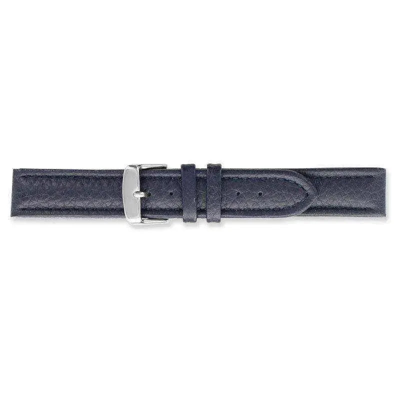 Bracelet de montre Bleu - Cuir bombé grainé - Atelier Victor Paris - Vintage Watch Shop Dubai