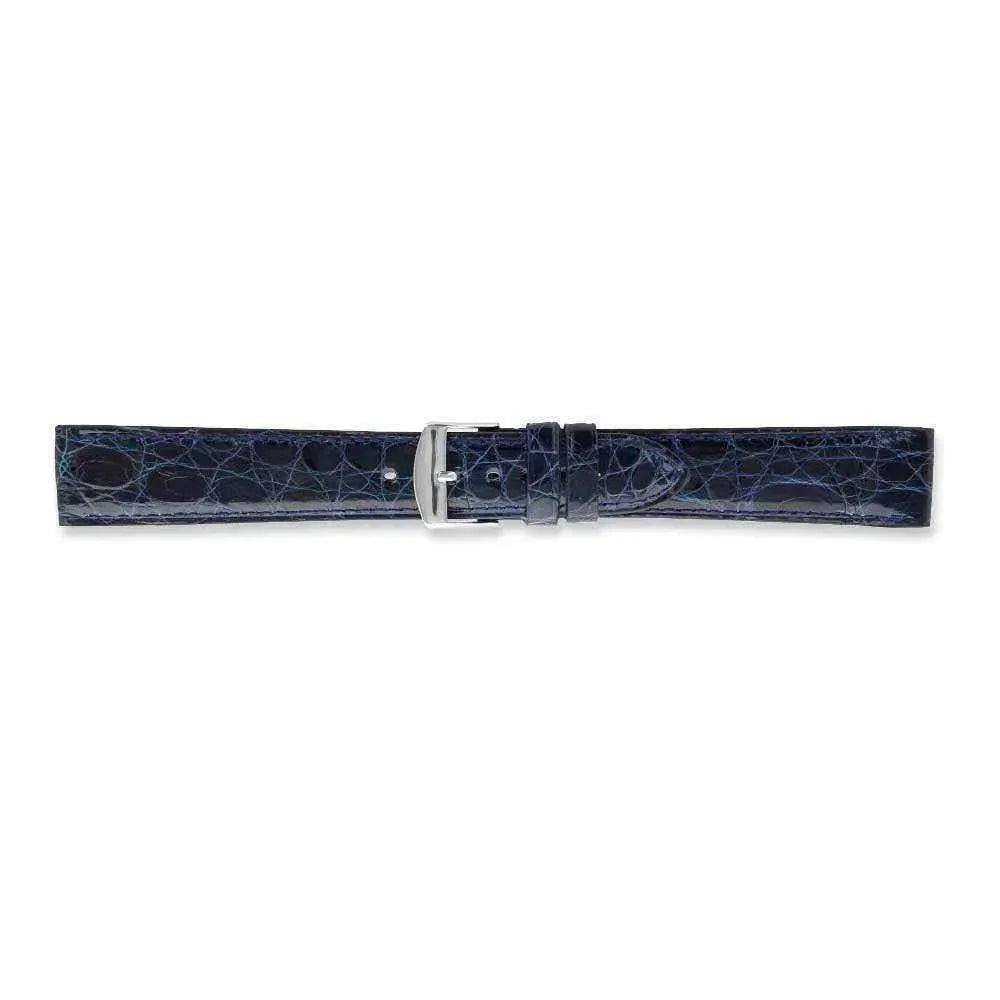 Bracelet de montre Bleu marine - Cuir crocodile - Atelier Victor Paris - Vintage Watch Shop Dubai