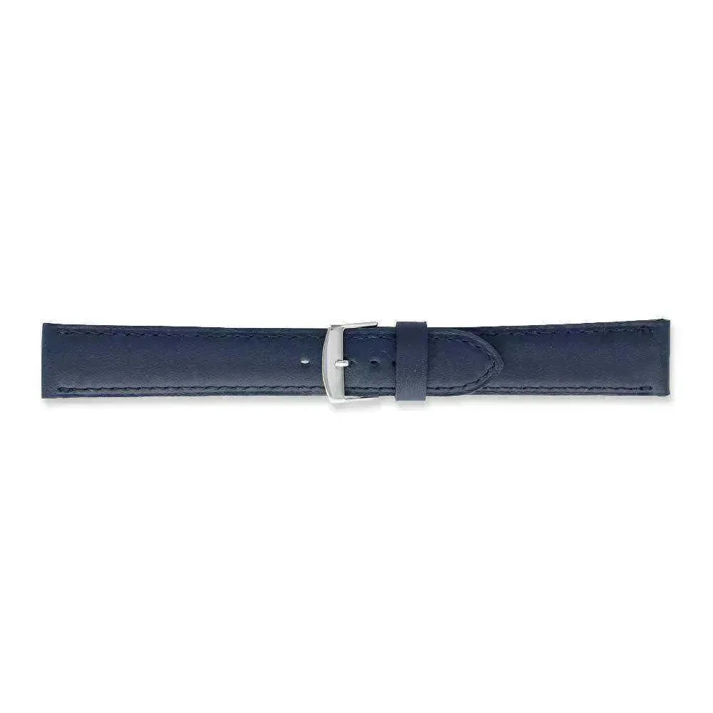 Bracelet de montre bleu marine - Cuir de vachette - Atelier Victor