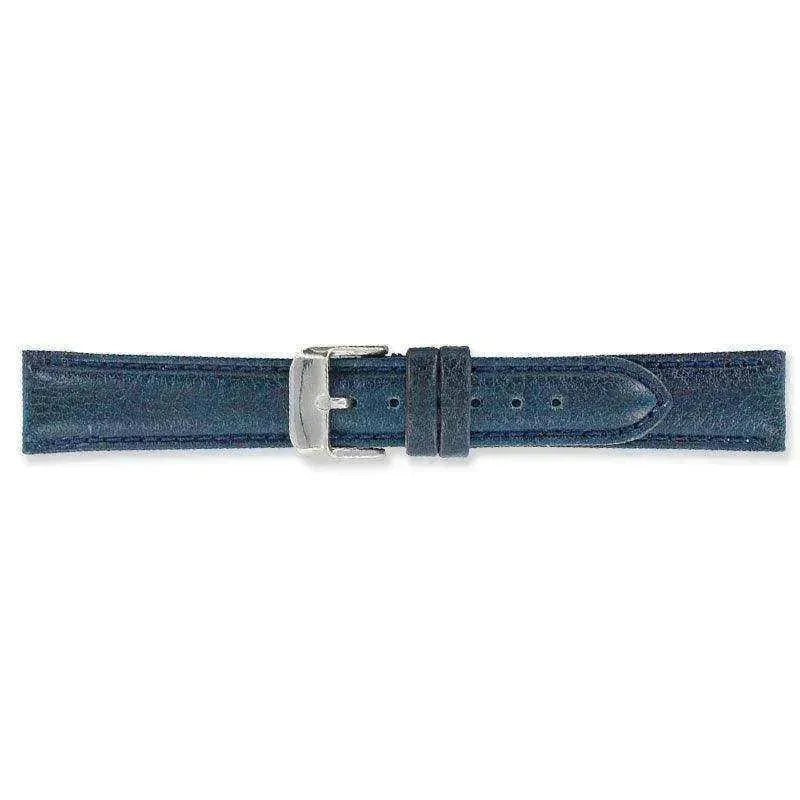Bracelet de montre Bleu marine - cuir grainé - Atelier Victor Paris - Vintage Watch Shop Dubai