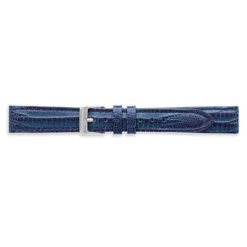 Bracelet de montre Bleu marine - Cuir style lézard - Atelier Victor Paris - Vintage Watch Shop Dubai