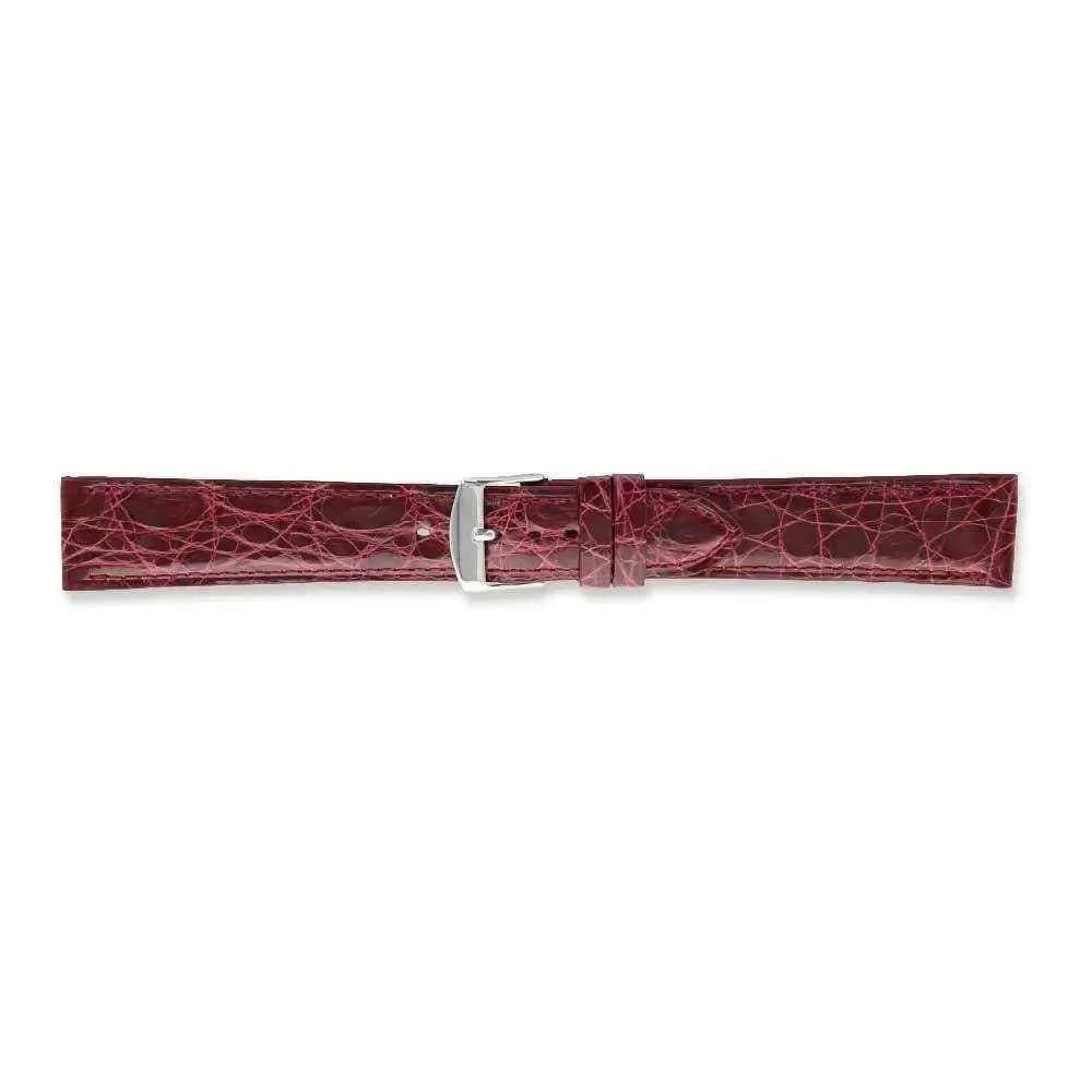 Bracelet de montre Bordeaux - Cuir crocodile - Atelier Victor - Vintage  Shop