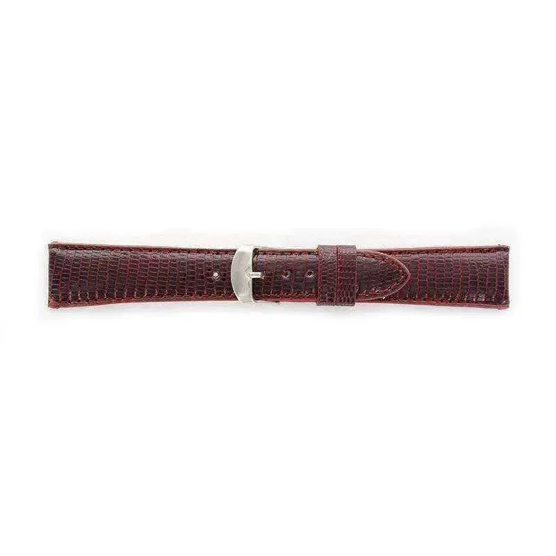 Bracelet de montre Bordeaux - Cuir Lézard - Atelier Victor - Vintage  Shop