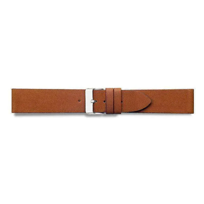 Bracelet de montre cognac - cuir corrigé lisse - Atelier Victor - Vintage  Shop