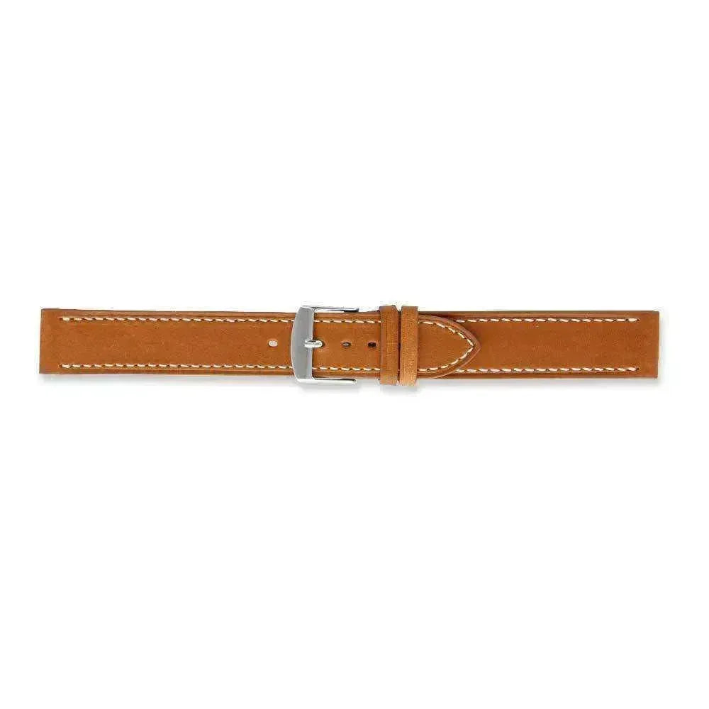 Bracelet de montre Cognac - Cuir de vachette souple - Atelier Victor