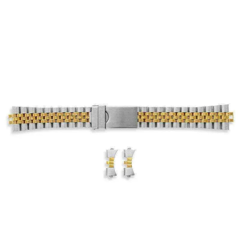 Bracelet de montre Jubliee en acier 2 tons - Atelier Victor Paris - Vintage Watch Shop Dubai