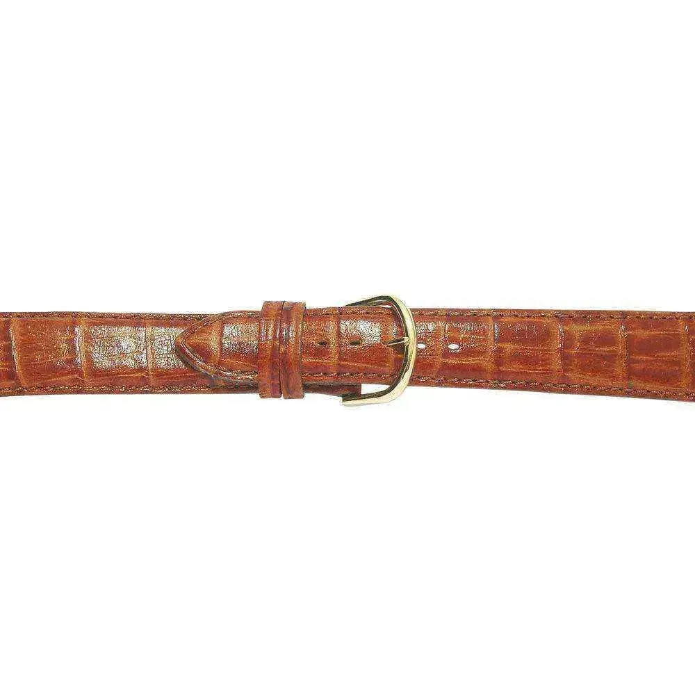 Bracelet de montre Marron clair - Cuir effet crocodile - Atelier Victor Paris - Vintage Watch Shop Dubai