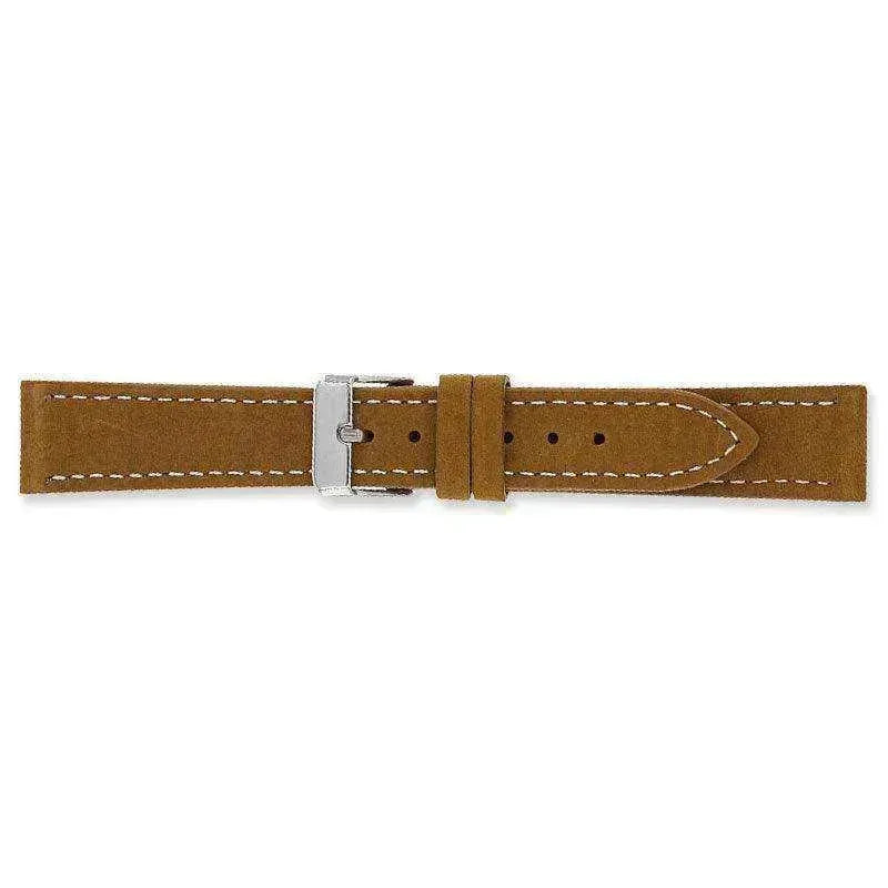 Bracelet de montre marron clair - cuir suédé - Atelier Victor - Vintage  Shop