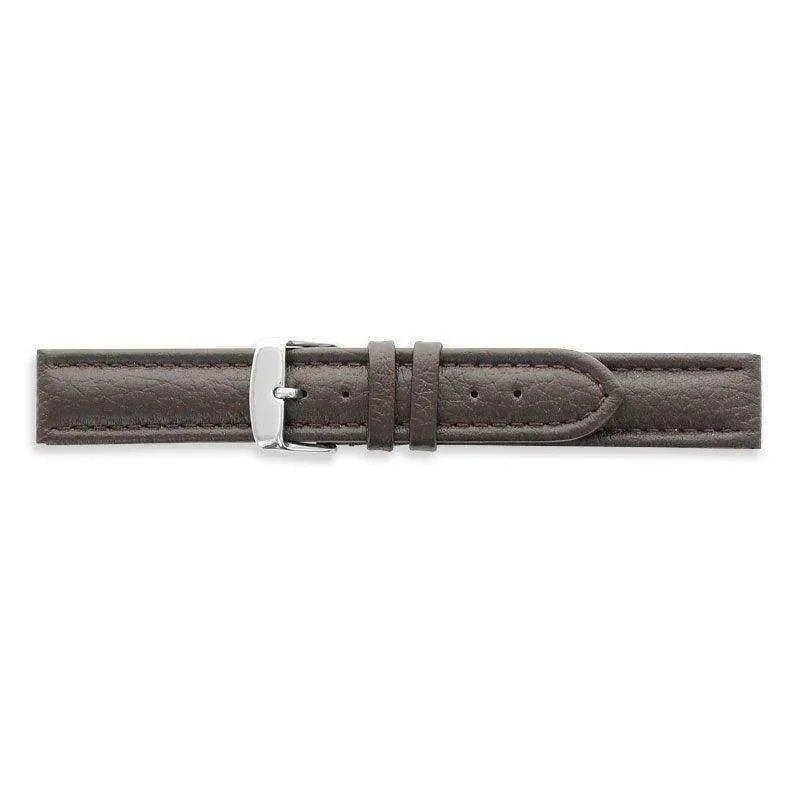 Bracelet de montre Marron foncé - Cuir bombé grainé - Atelier Victor - Vintage  Shop