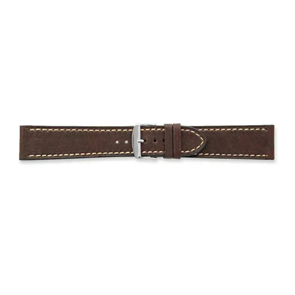 Bracelet de montre Marron foncé - Cuir de vachette - Atelier Victor - Vintage  Shop