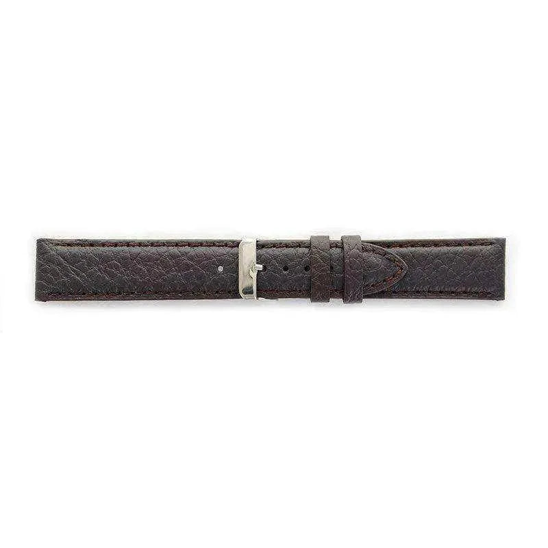 Bracelet de montre marron foncé - cuir grainé - Atelier Victor Paris - Vintage Watch Shop Dubai