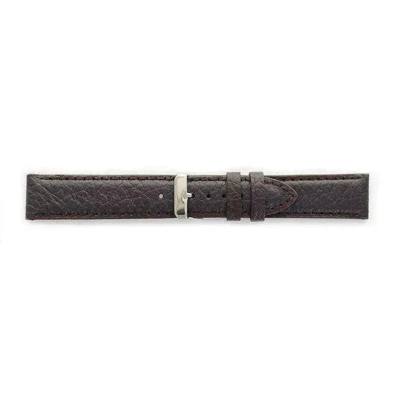 Bracelet de montre marron foncé - cuir grainé - Atelier Victor - Vintage  Shop