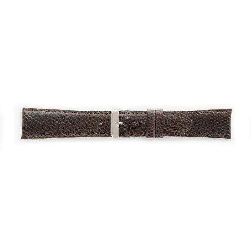 Bracelet de montre Marron foncé - Cuir Lézard - Atelier Victor Paris - Vintage Watch Shop Dubai