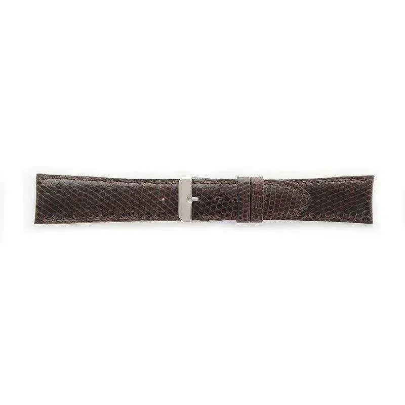 Bracelet de montre Marron foncé - Cuir Lézard - Atelier Victor - Vintage  Shop