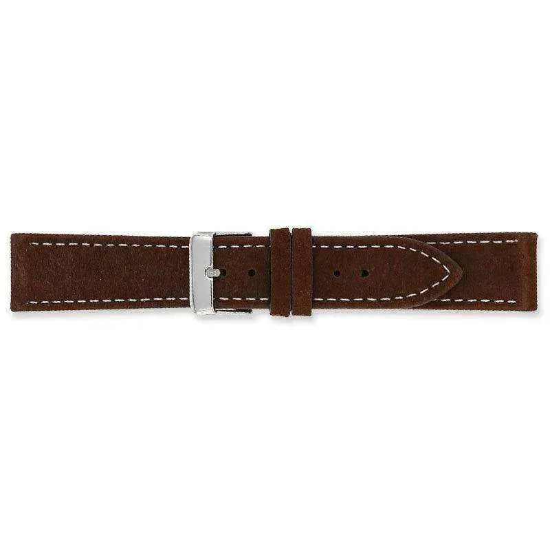 Bracelet de montre Marron foncé - Cuir Velours - Atelier Victor - Vintage  Shop