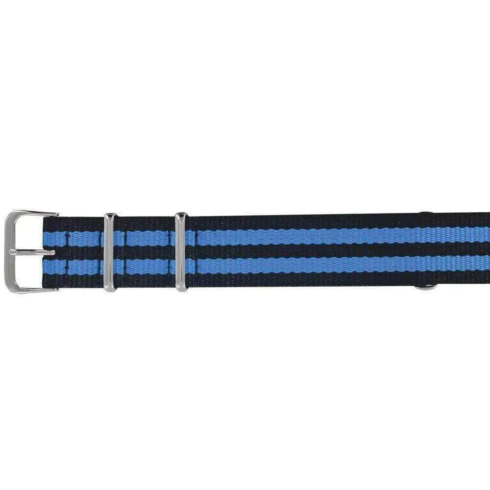 Bracelet de montre Noir & Bleu - Nato - Atelier Victor - Vintage Watch Shop