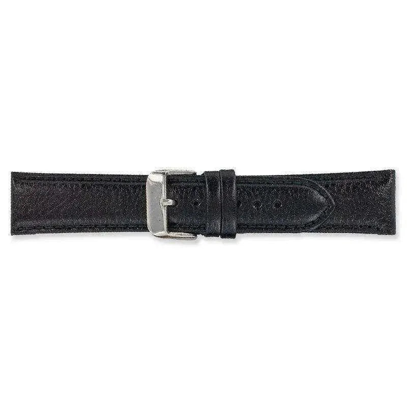 Bracelet de montre Noir - Cuir bombé grainé - Atelier Victor Paris - Vintage Watch Shop Dubai